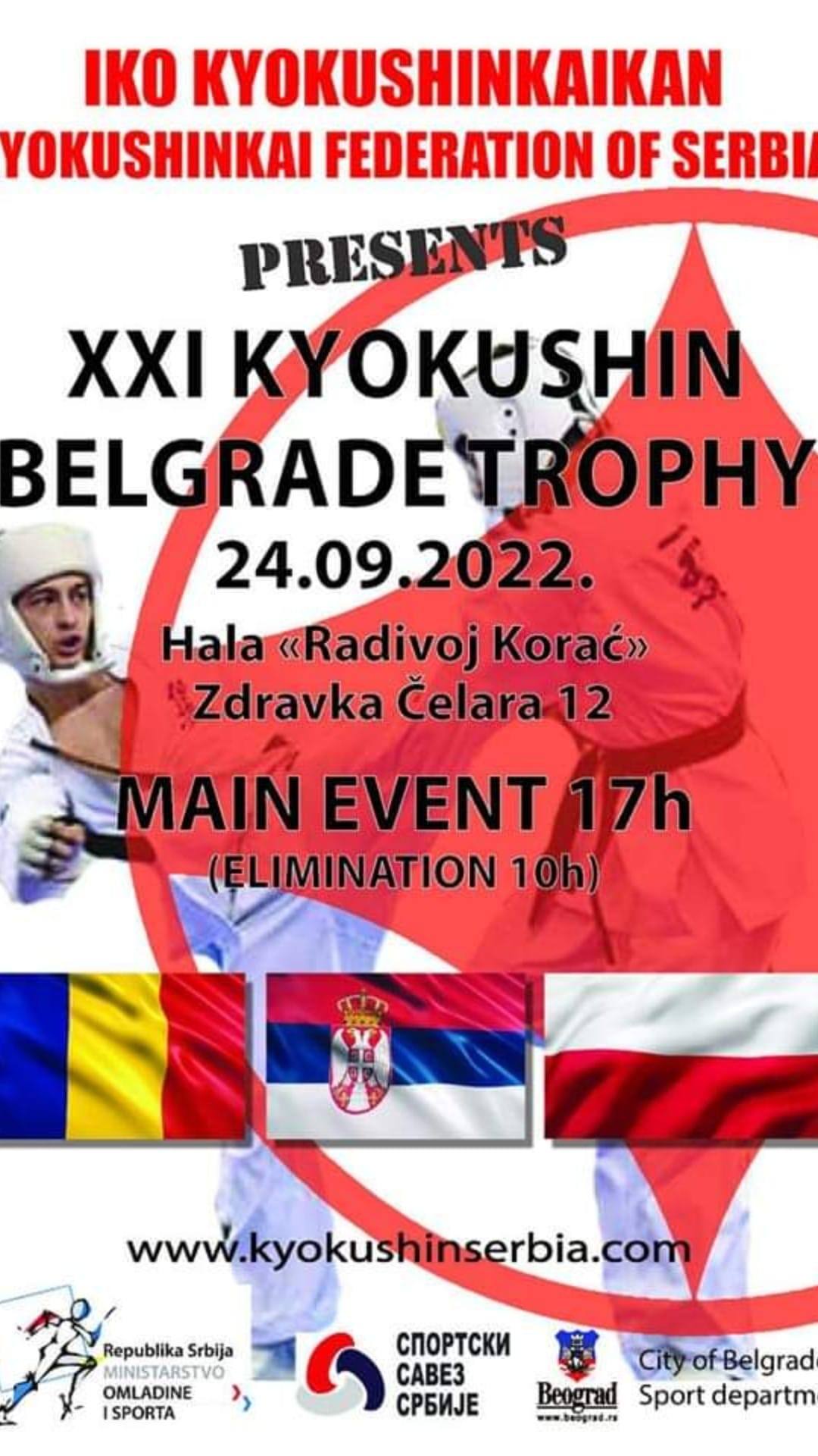 „Trofej Beograda” u borilačkim veštinama, golbalu i kriketu